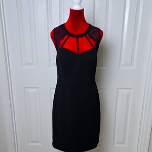 Guess Black Cocktail Dress Women Size 12 NYE DRESS PARTY